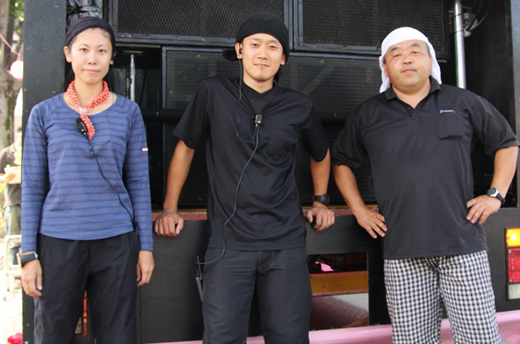右から原口様、加藤様、橋様