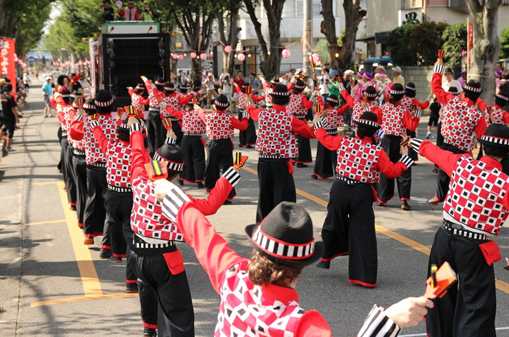 「坂戸よさこい」の一風景