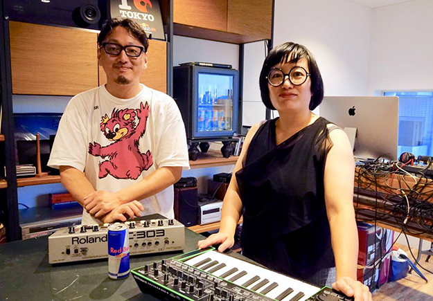 池内万作氏（左）、本田みちよ氏（右）