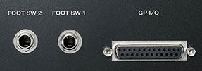 Roland M-5000 Footswitch and GP I/O Ports