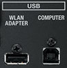 Roland M-5000 USB Ports