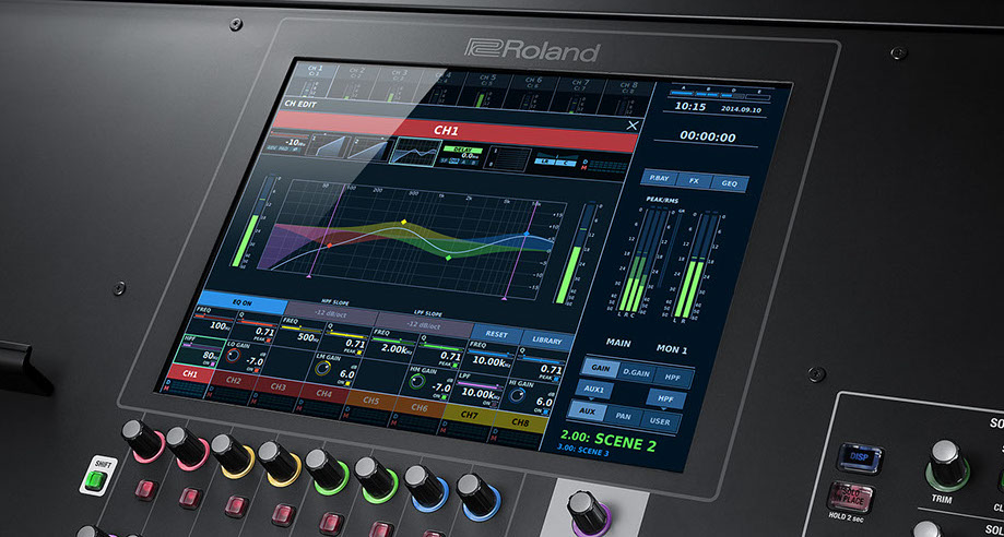 Roland M-5000 Touch Screen Closeup