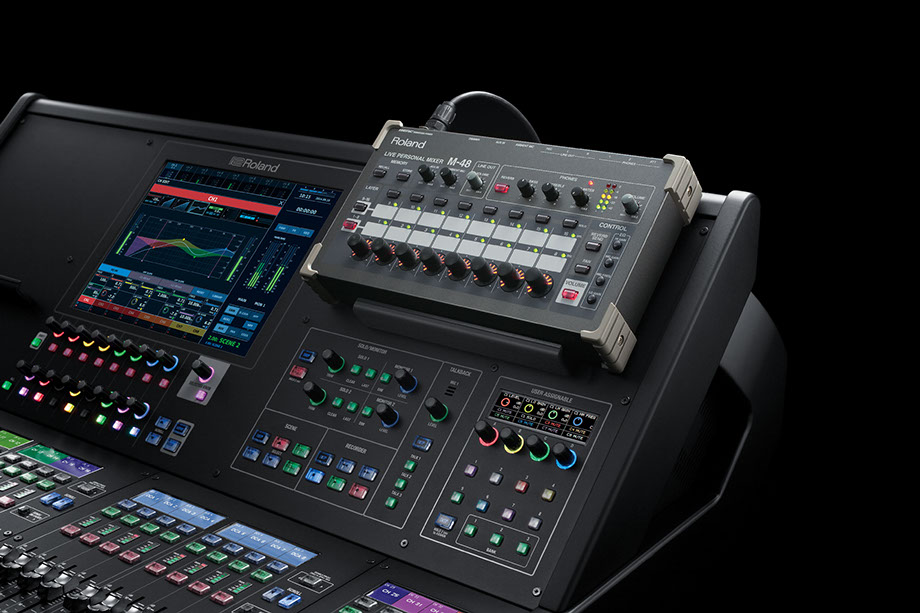 Roland M-5000 with Roland M-48 Personal Mixer