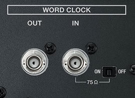 Roland M-5000 Word Clock Ports