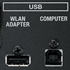 Roland M-5000 USB Ports