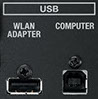 Roland M-5000 USB Ports