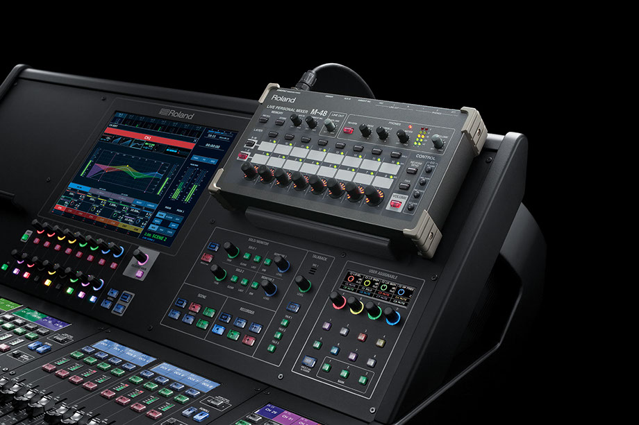 Roland M-5000 with Roland M-48 Personal Mixer